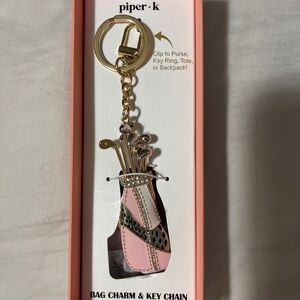 Piper k Golf Bag - Bag Charm & Key Chain